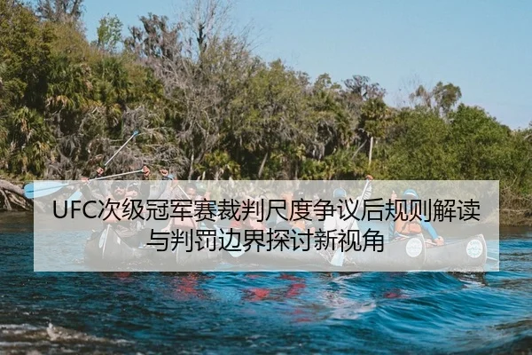 UFC次级冠军赛裁判尺度争议后规则解读与判罚边界探讨新视角